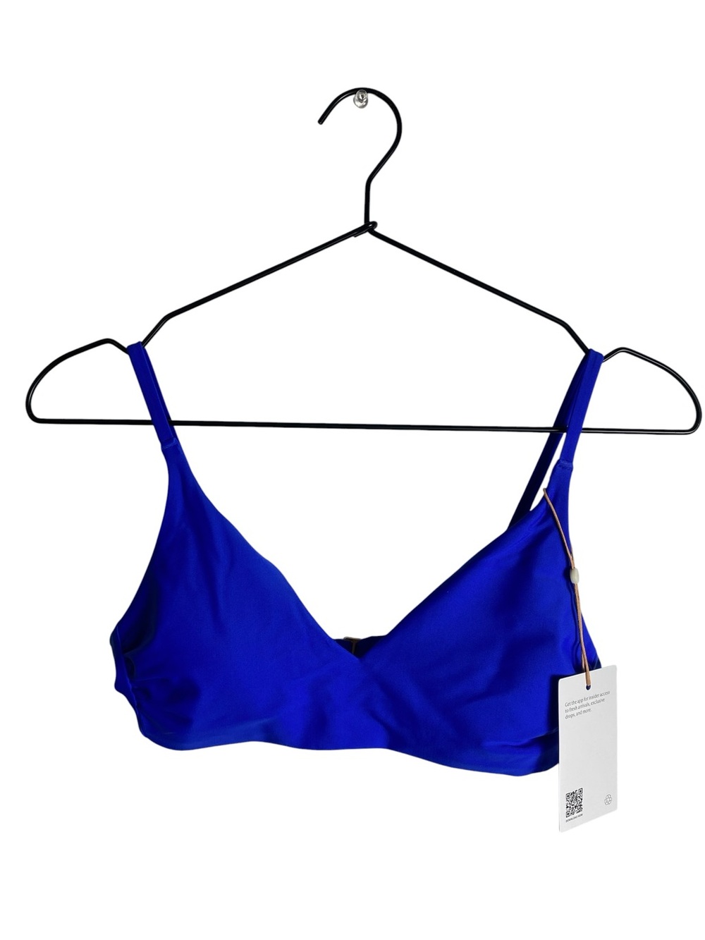 Quince blue V-Neck Bikini Top